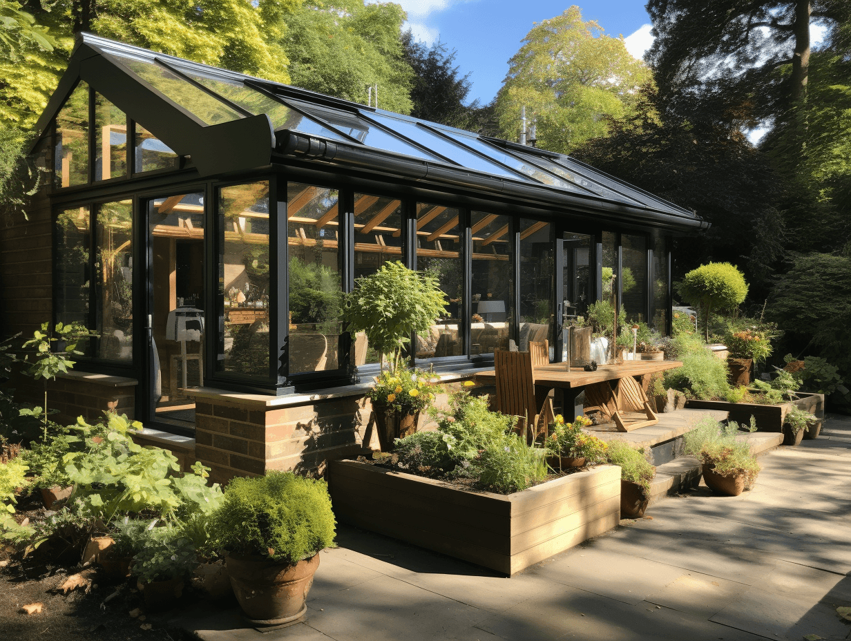 Luxury garden room